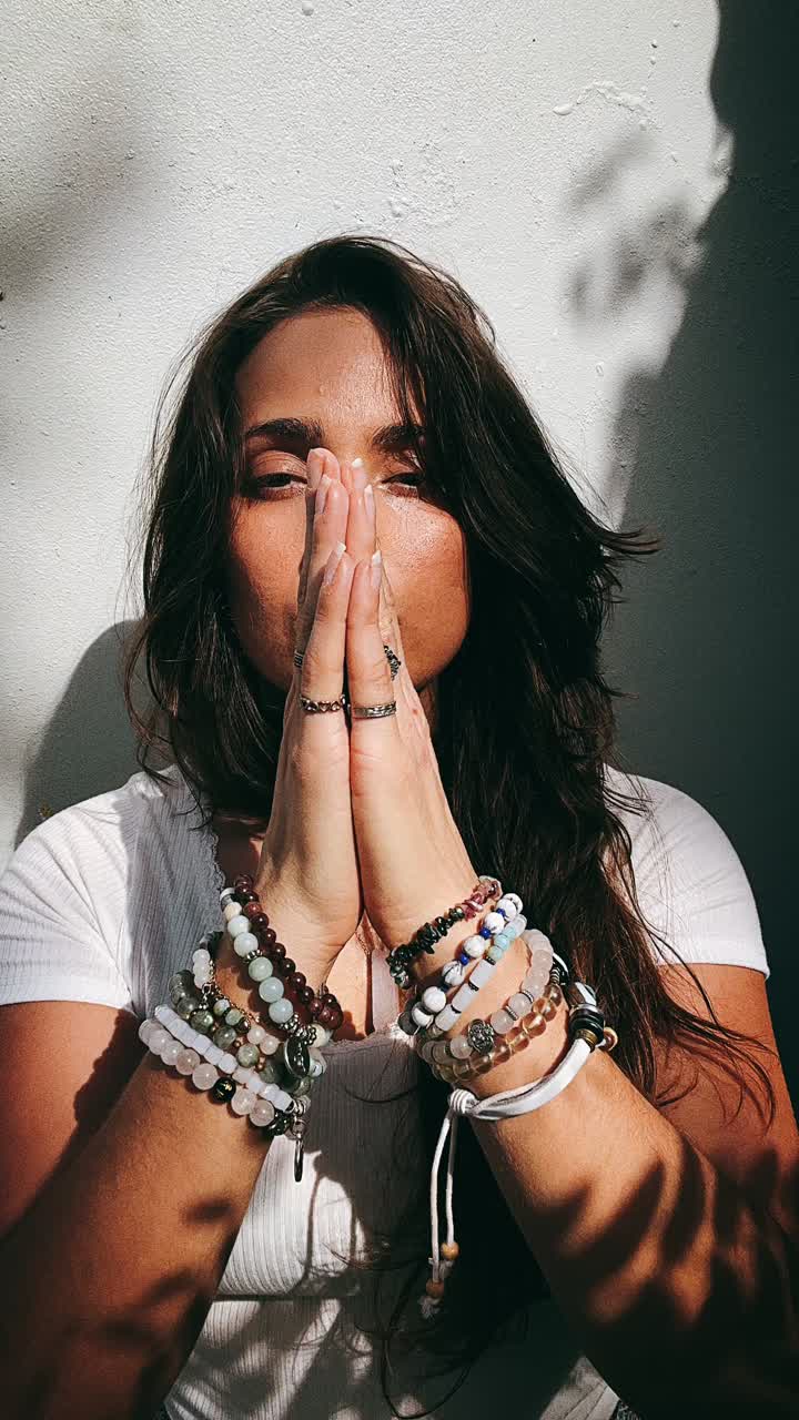 Woman in Meditation Posture