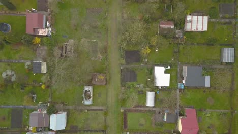 Asignación-Jardinería-Aérea-De-Arriba-Hacia-Abajo-Verde-Natural-Comida-Orgánica-Agricultura