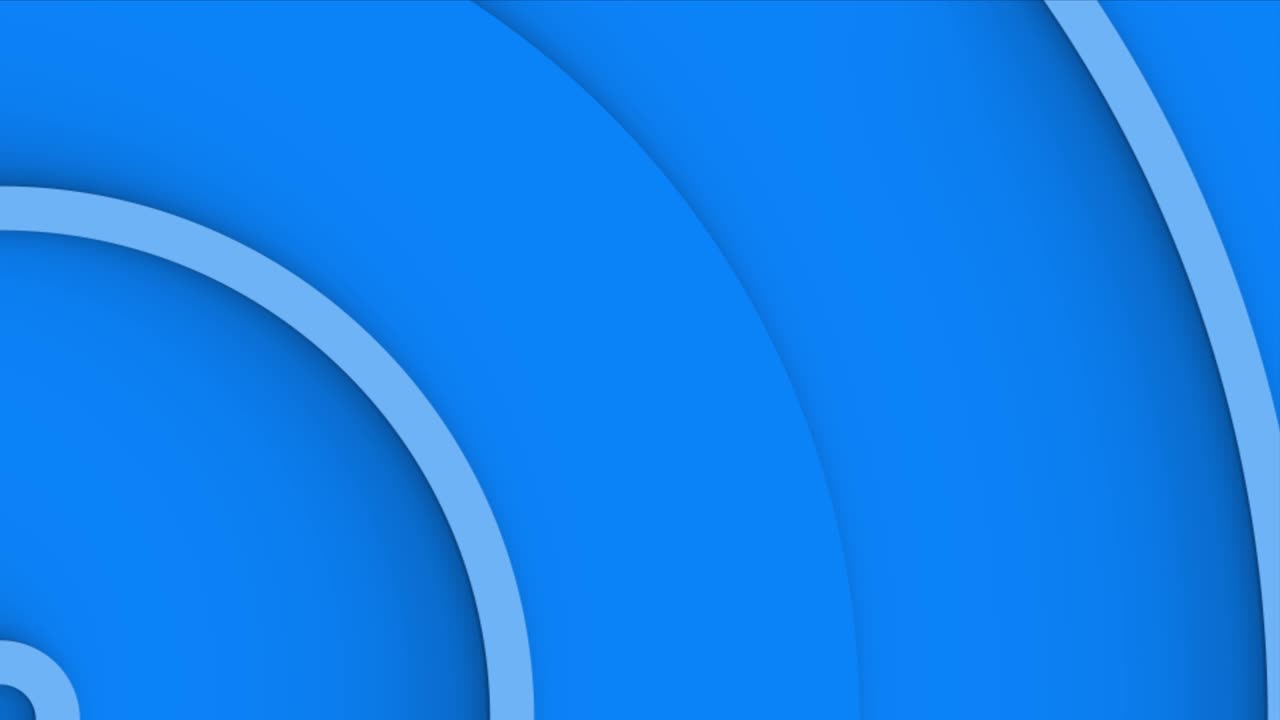 animación de fondo en bucle con círculos concéntricos azules que se mueven desde la esquina.