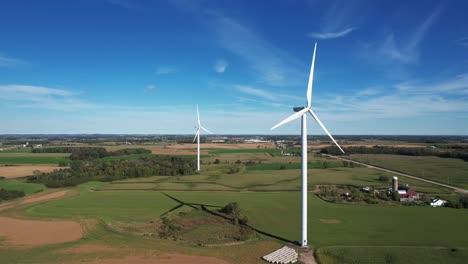 Wind-turbines-blow-in-the-wind-of-the-Wisconsin-countryside