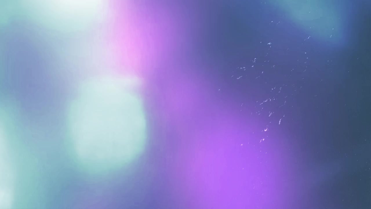 Abstract Light Leaks and Lens Flares in Purple and Blue