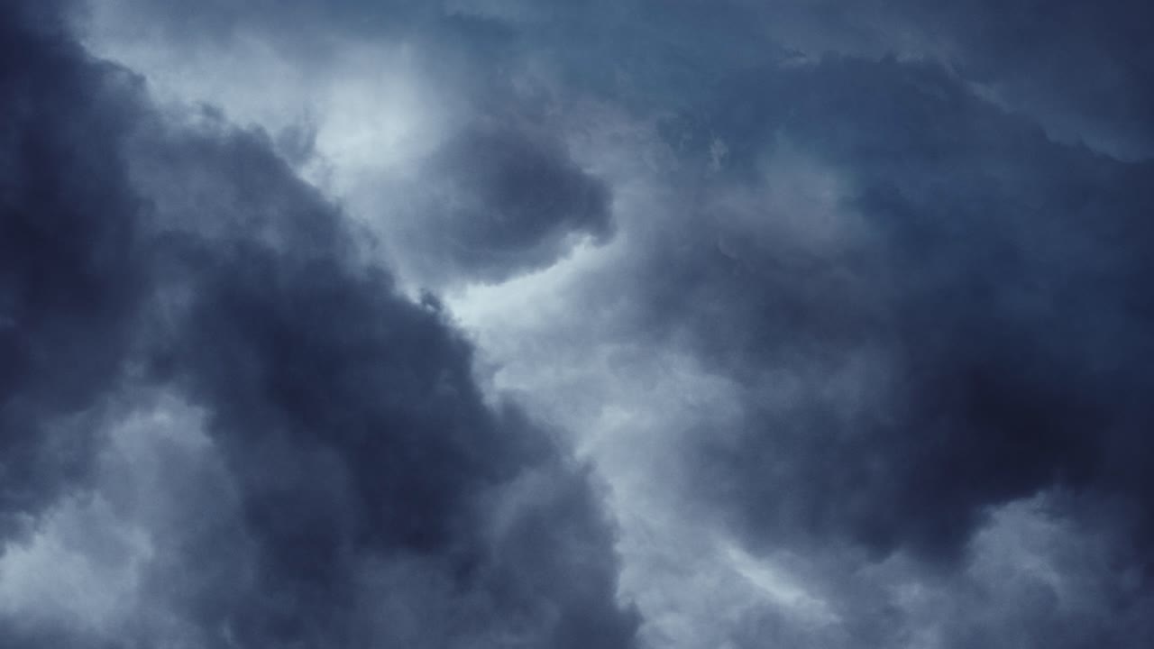 4k relámpagos en nubes de tormenta