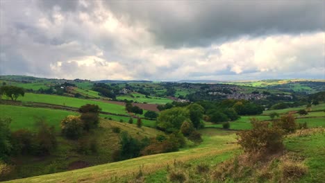 beautiful english countryside in the north of england