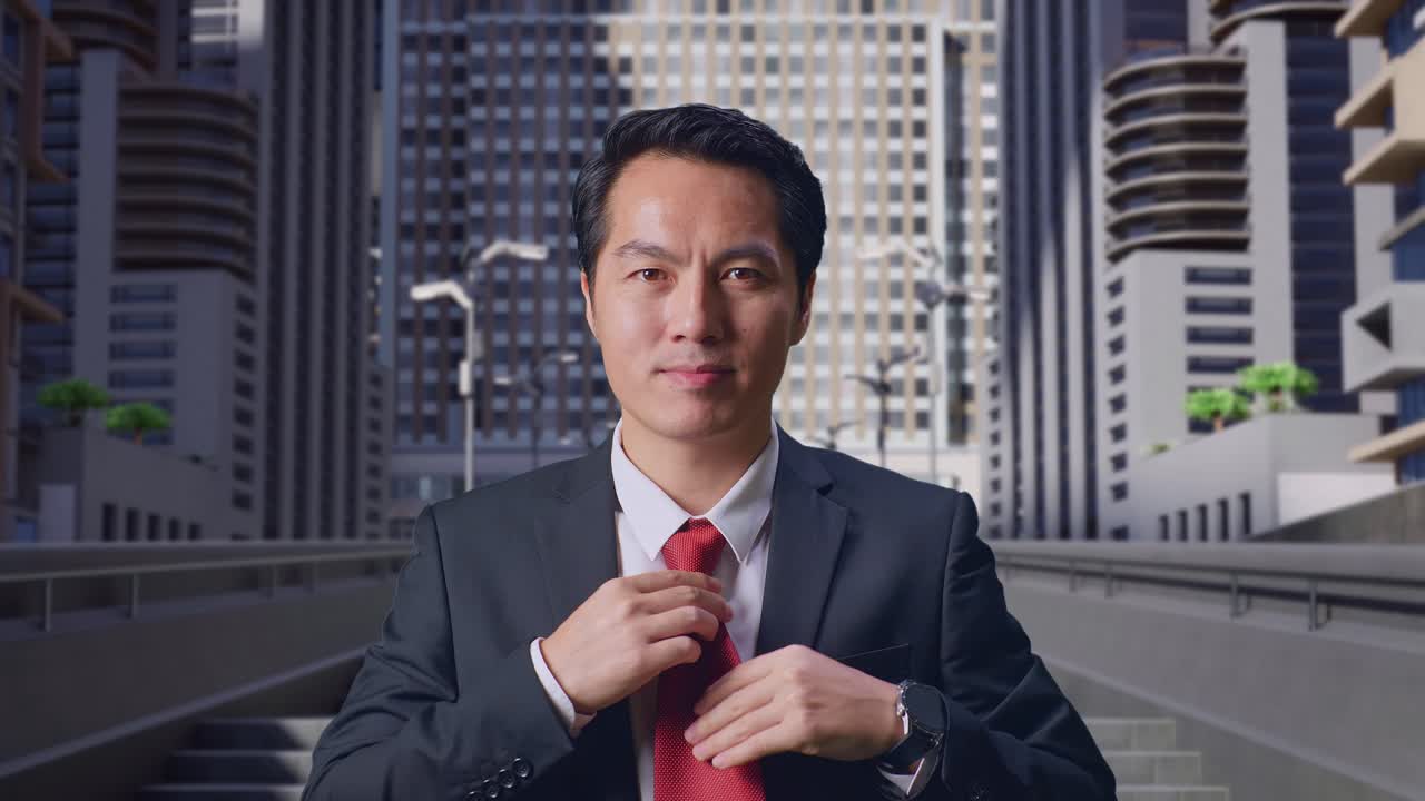 hombre de negocios en un entorno urbano