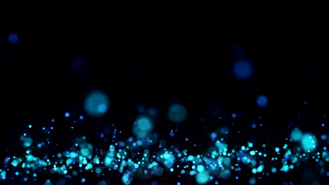 abstract dust particles background. bokeh particles background. loop