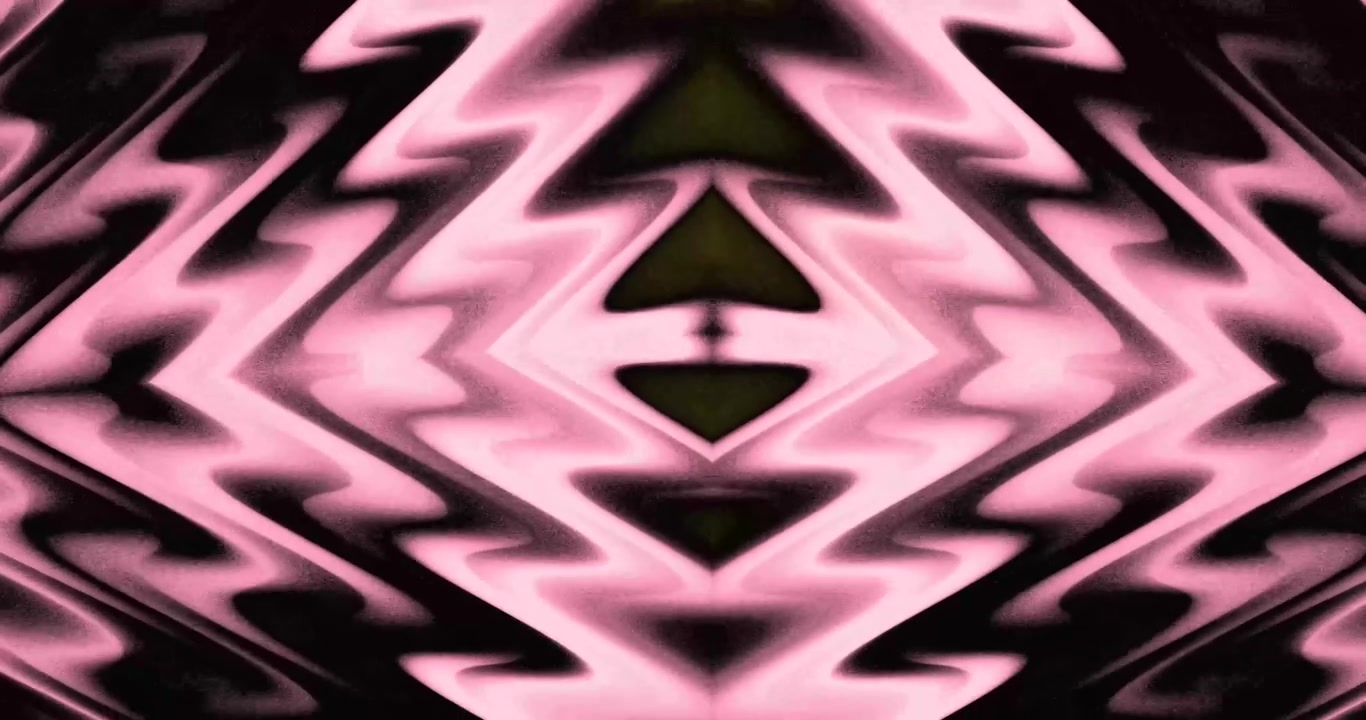 Abstract Pink and Black Wavy Geometric Pattern Animation
