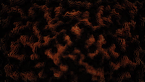 abstract orange dot pattern on dark background