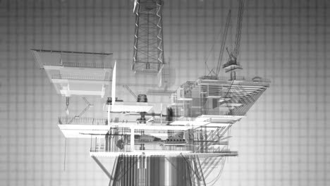 Plataforma-De-Procesamiento-Central-De-Petróleo-Y-Gas-De-Rotación-De-Bucle