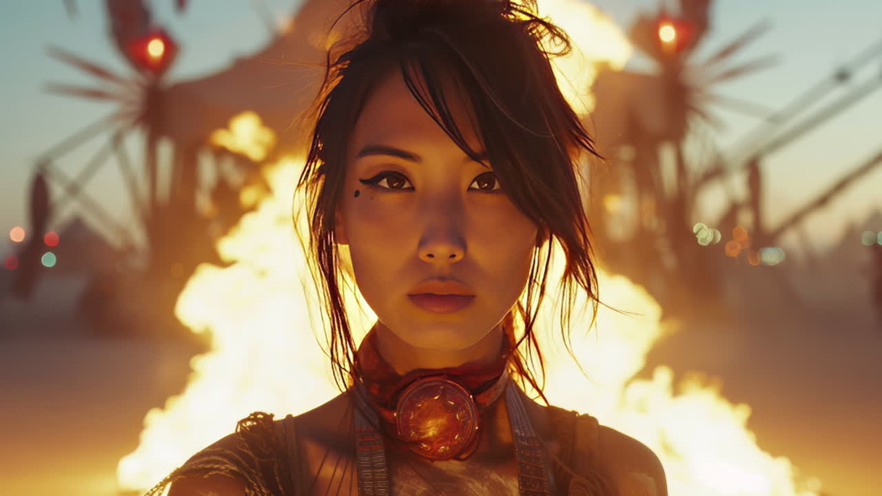 다양한 민족의 여성 헤드이 ai로 생성되었습니다.