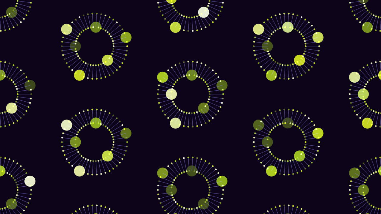 Stunning blue circle pattern on black background modern symmetry in design