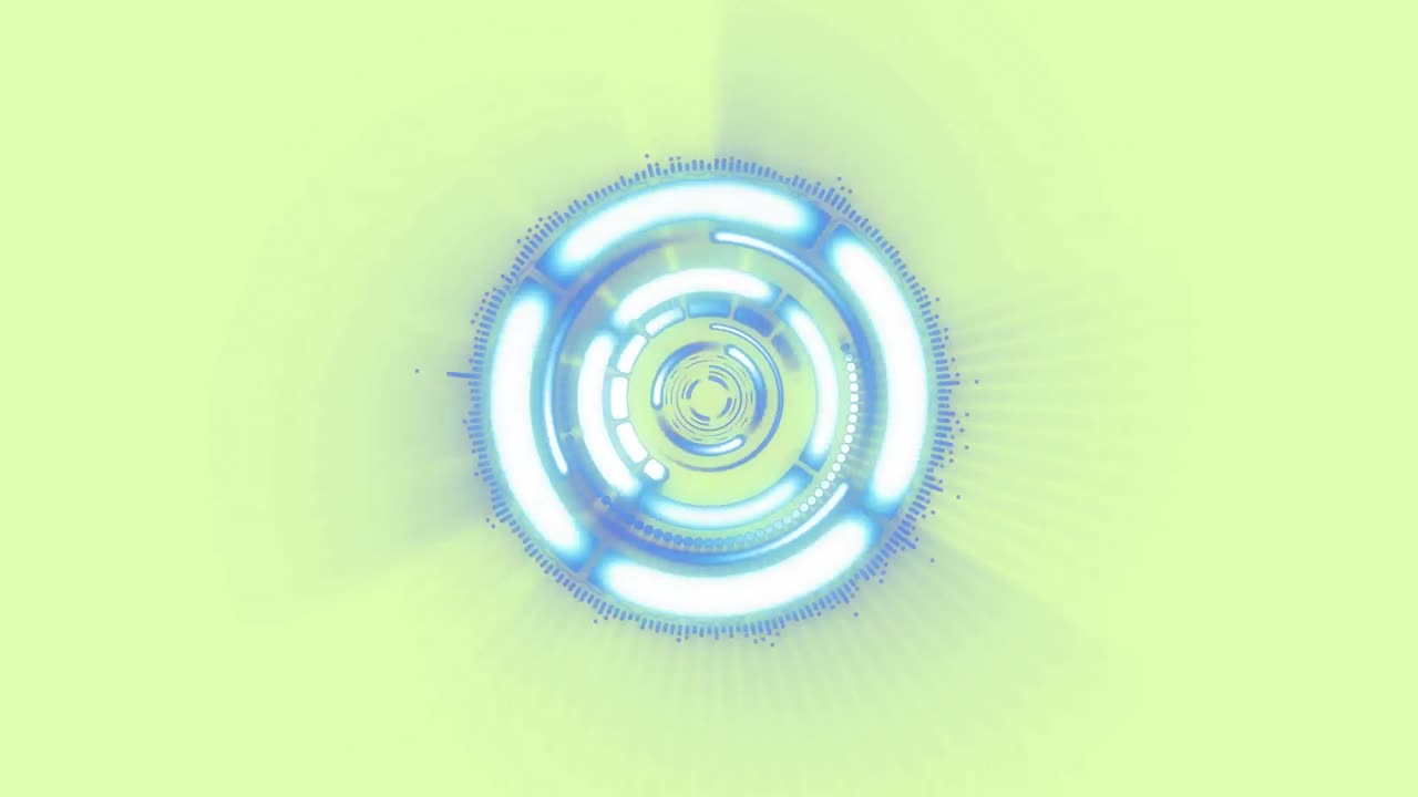 초록색 배경에 스 ⁇  스캐닝의 애니메이션