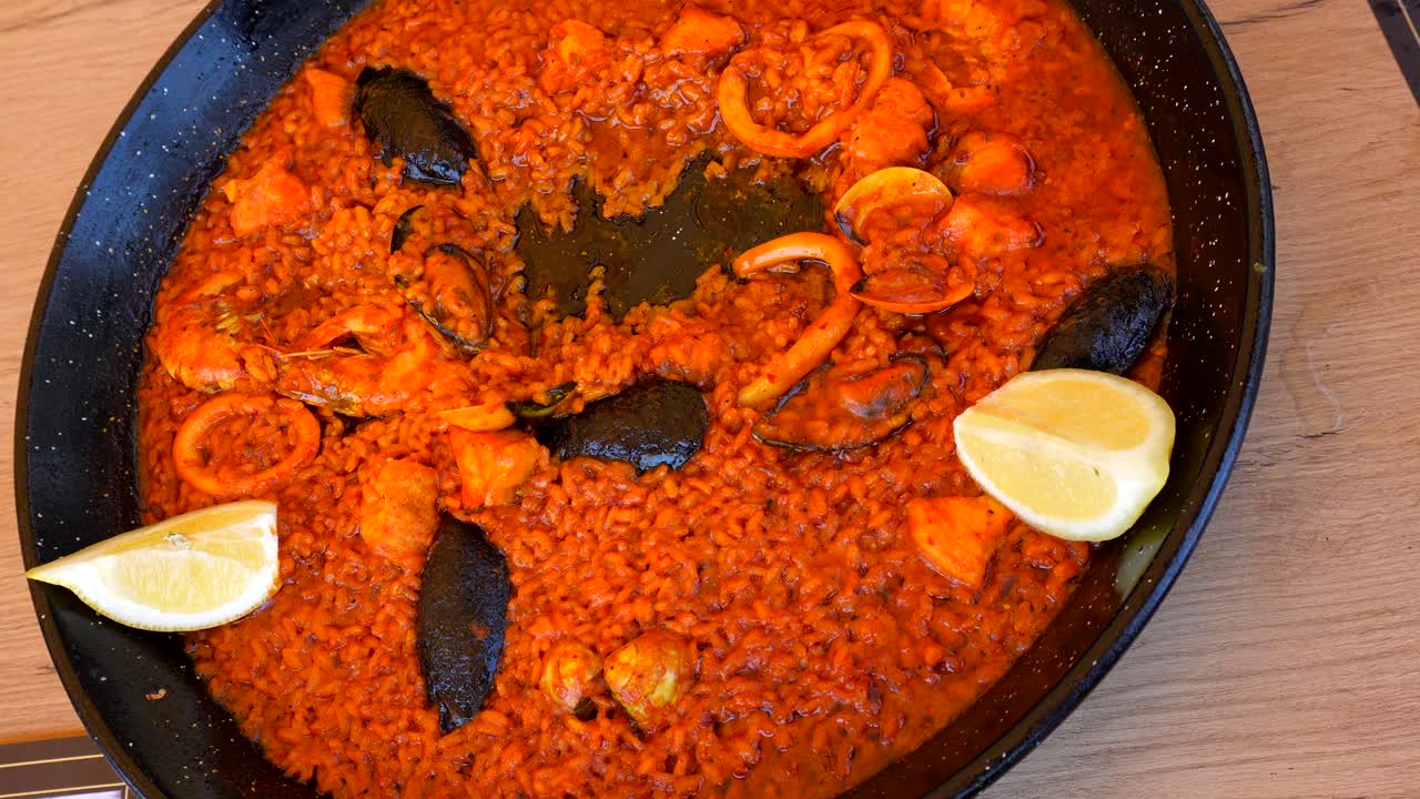 Paella de mariscos