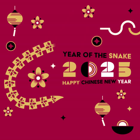 chinese new year 2025 - year of the snake