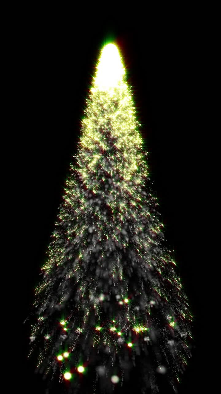 Christmas Bright Glow Tree Growing and Rotating