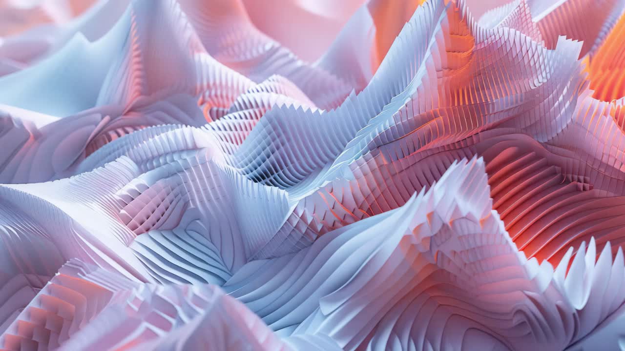Abstract 3D Geometric Background