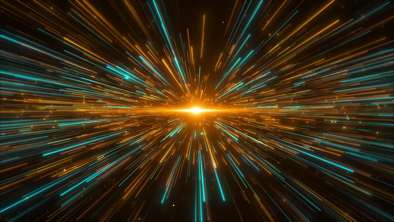 Light streaks futuristic tunnel dynamic digital background abstract ai wavy digital technology lines