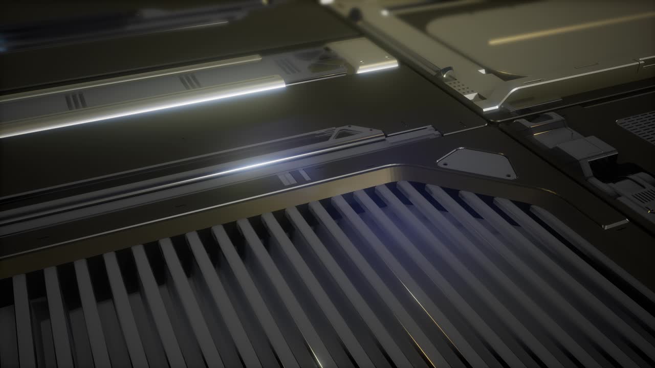 Sci Fi Metal Background