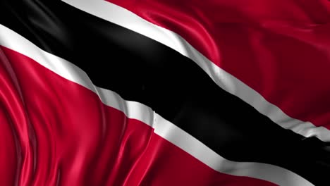 waving flag of trinidad and tobago