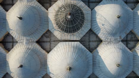 bursa great mosque dome view