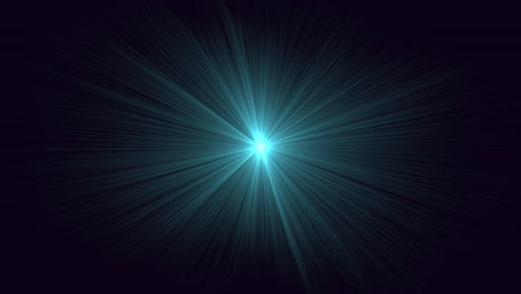 estrella azul brillante en la galaxia oscura