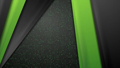 fondo de movimiento corporativo abstracto negro y verde