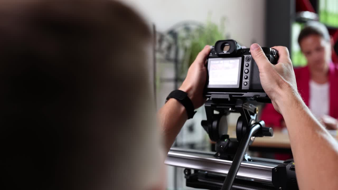 사진 촬영 의 무대 뒤 에 있는 모습