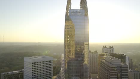 atlanta, ga amanecer sobre el horizonte