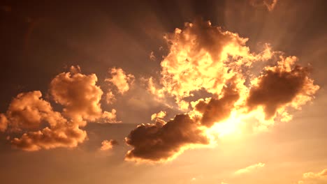 nubes del cielo de verano