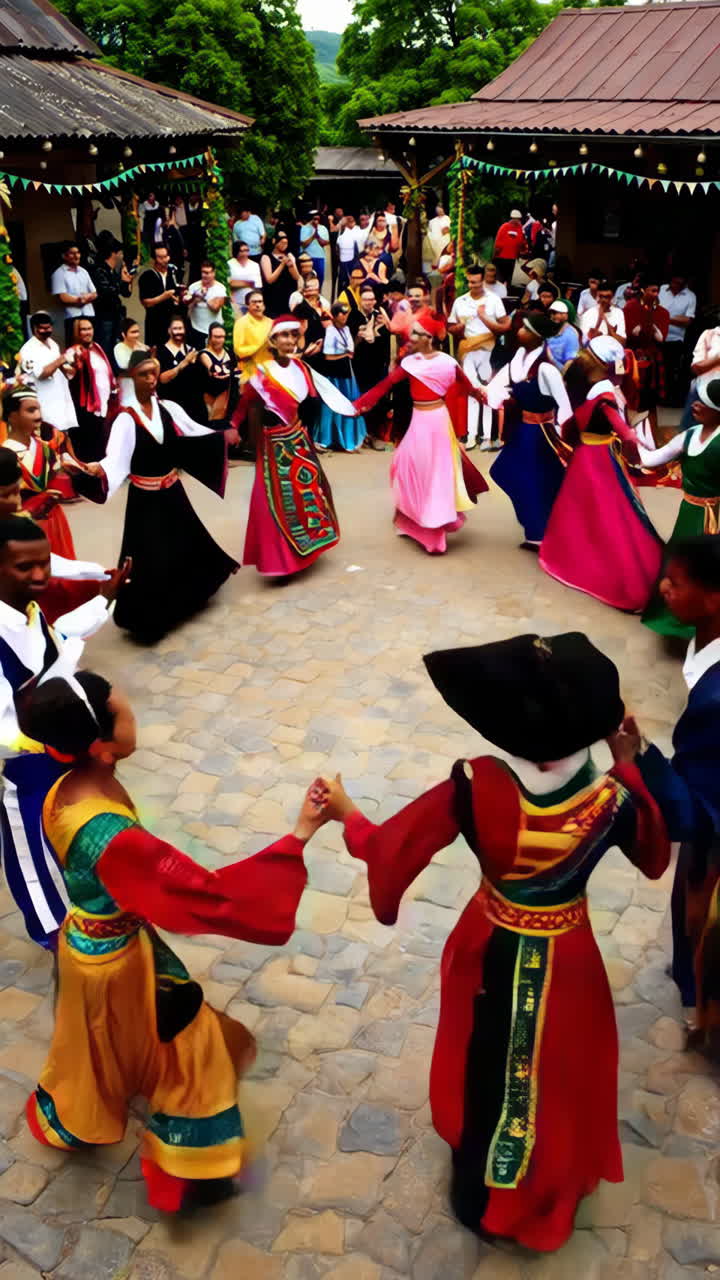 Colorful Traditional Dance Performance