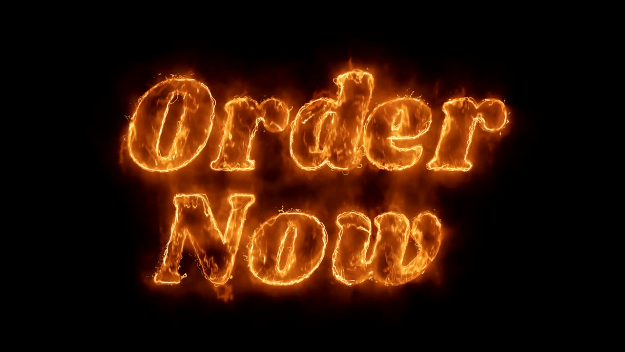 이제 뜨거운 애니메이션 불타는 현실적인 불 불꽃 루프를 주문하십시오.