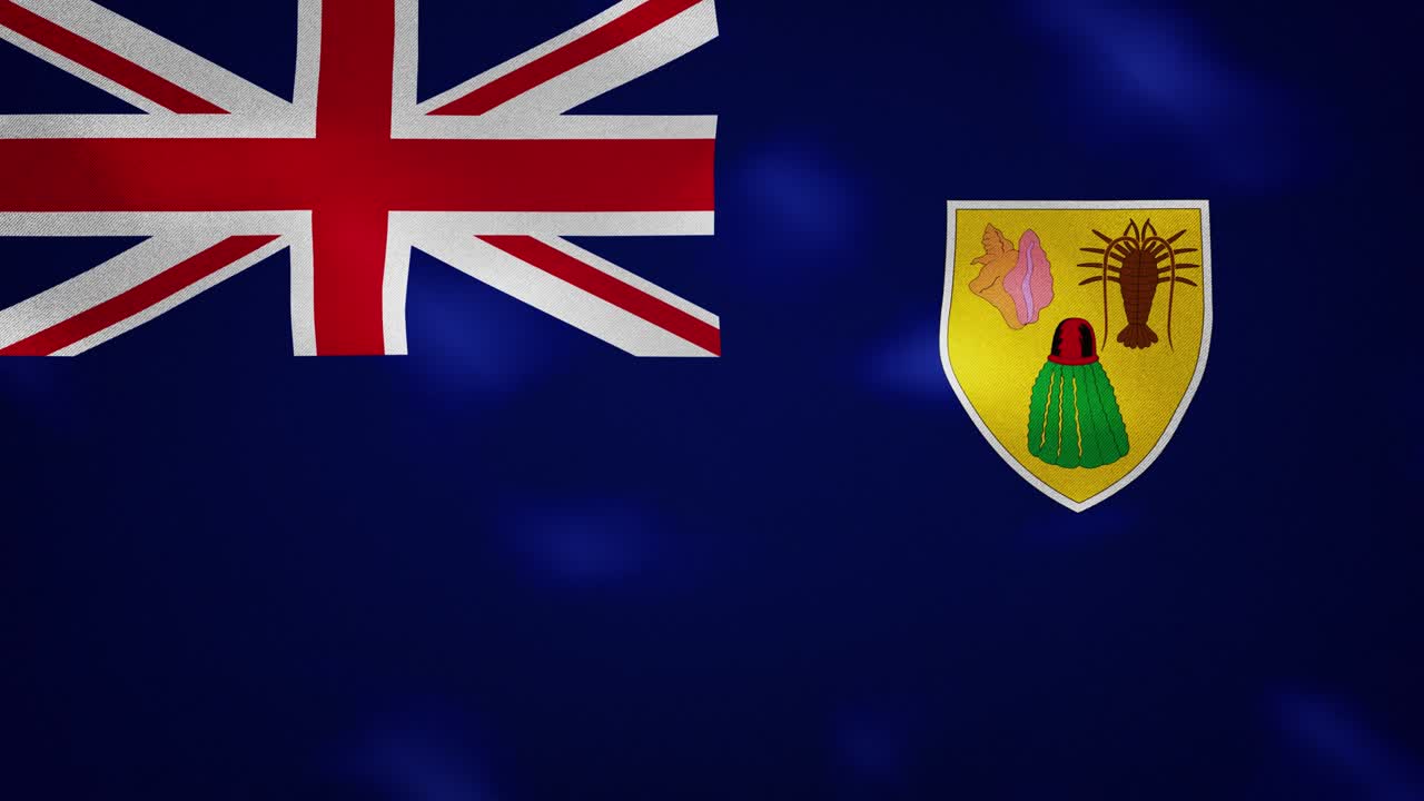 터크섬과 카이코스 섬 은 발 직물 파동, 배경 루프