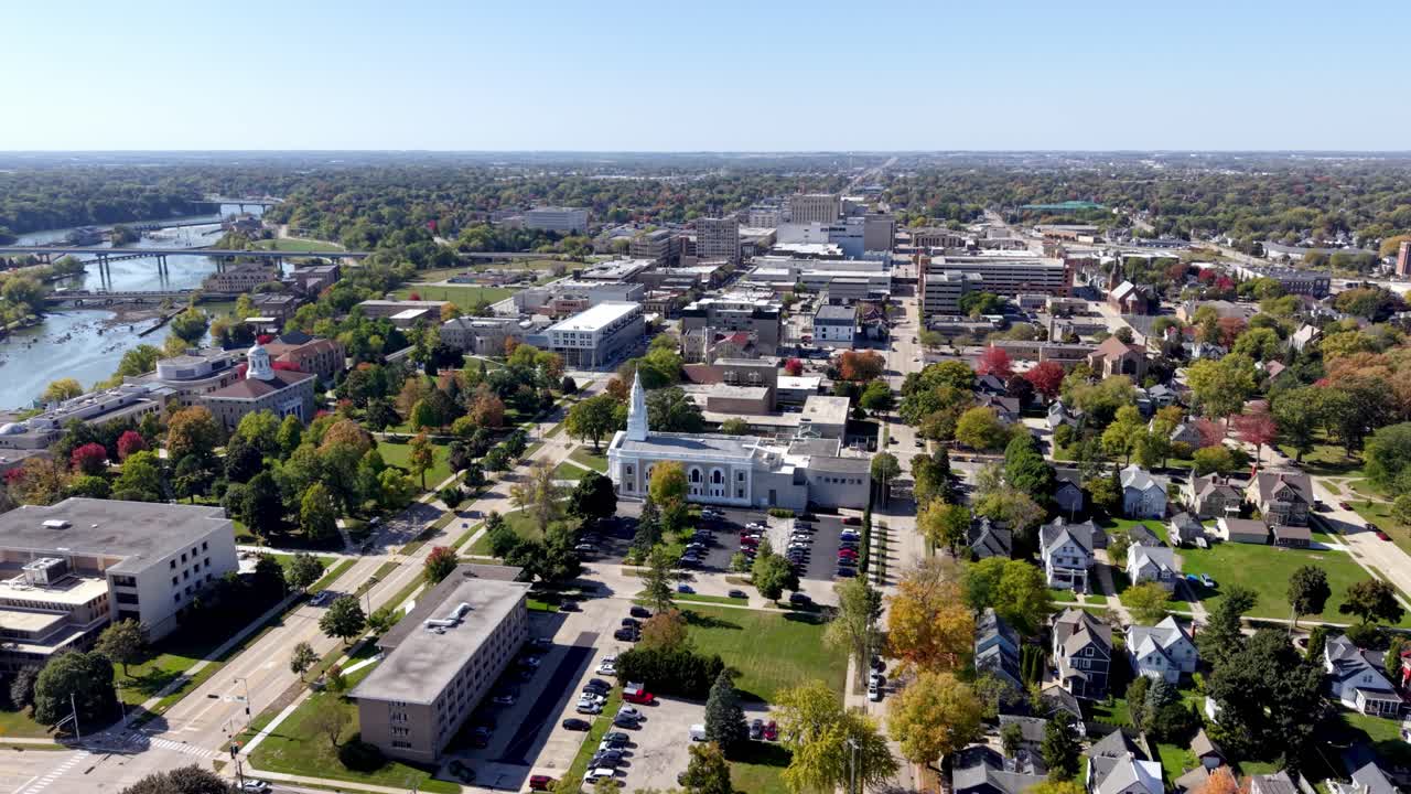 애플턴 위스콘신 주변의 항공 고궤도