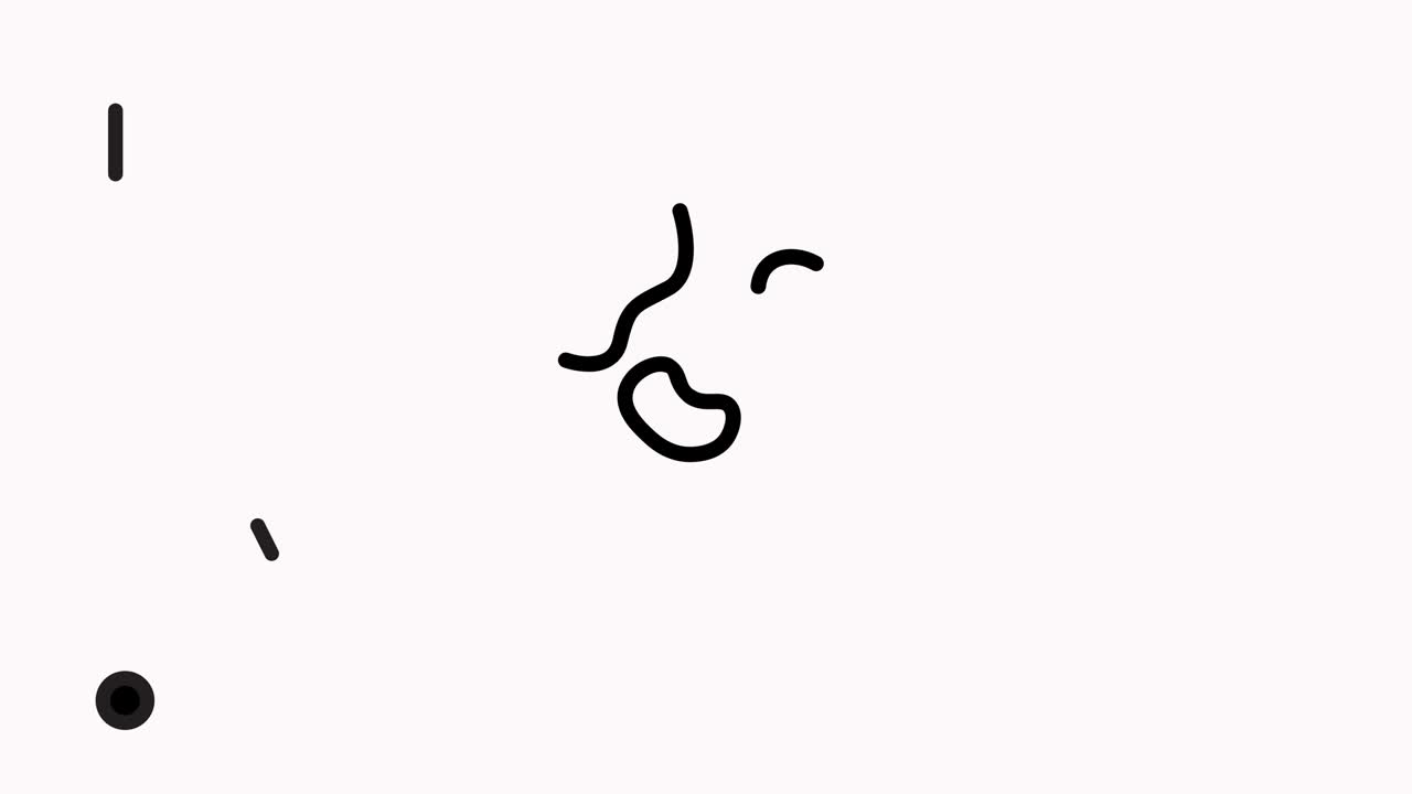 글로벌 자선 라인 아이콘 애니메이션