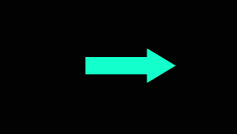 Green Arrow Going from Left to Right. Motion Graphics Asset for Adding to Videos for Social Media or Your Own Projects. Use Screen or Add Mode to Remove Background.