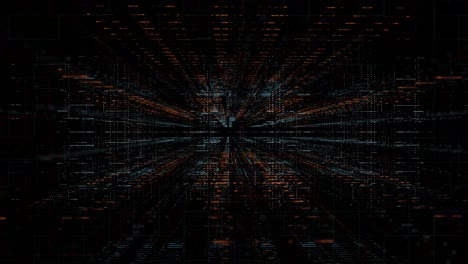 ciclo di animazione cg futuristico