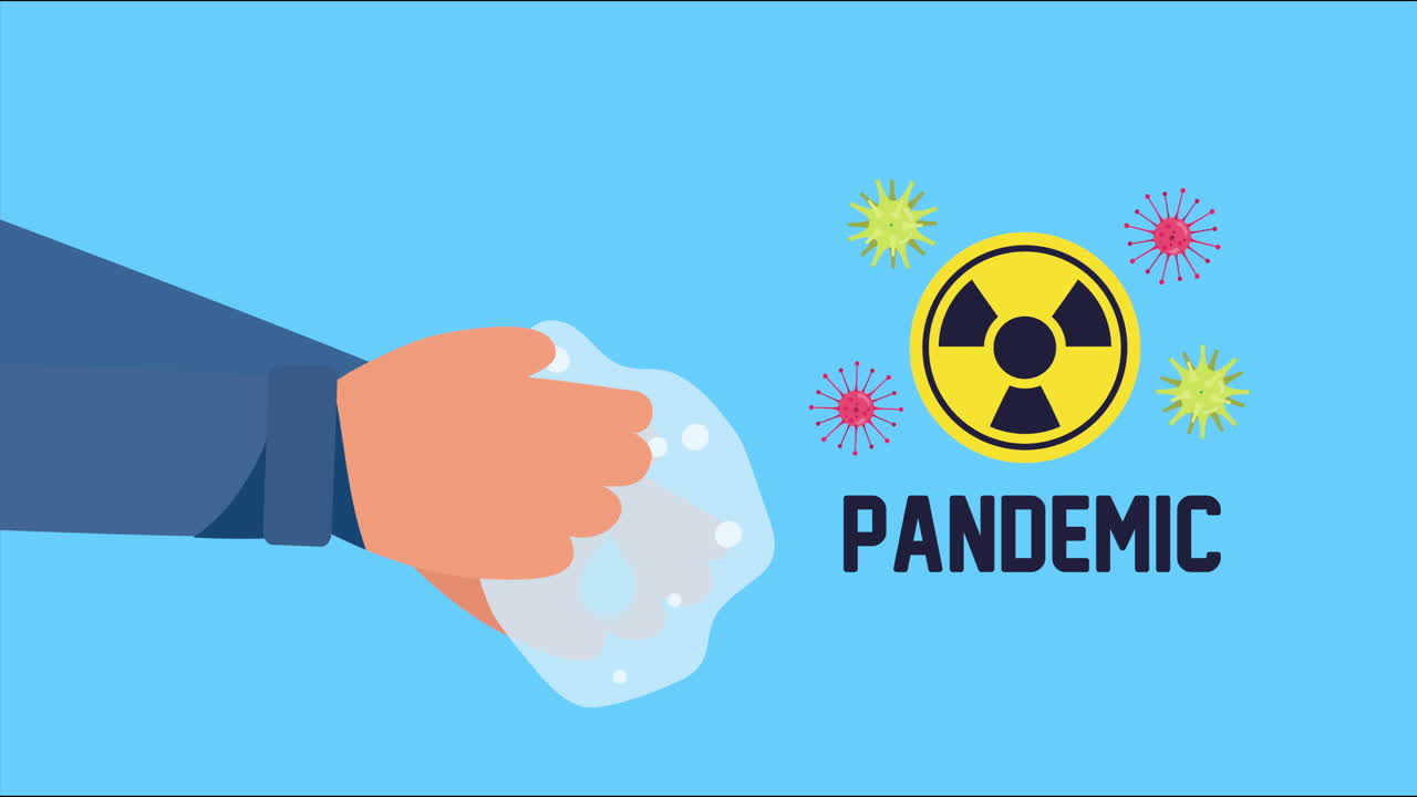 코로나19 입자로 손을 는 방법