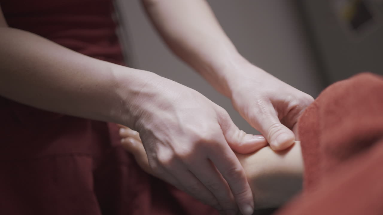 masaje de pies en el spa