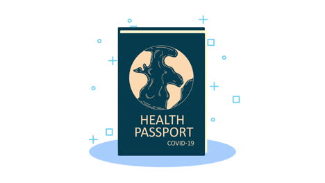 covid 19 disease passport document