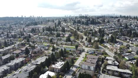 Drone-Footage-of-a-suburb-on-a-hill---mid-day