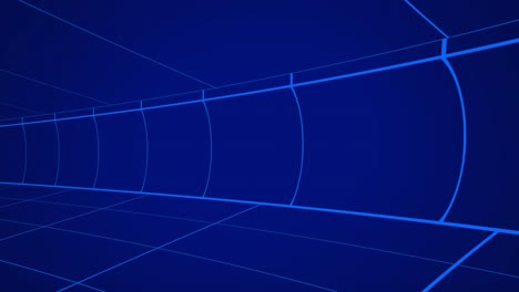 Moving-grid-lines-on-blue-background-4k