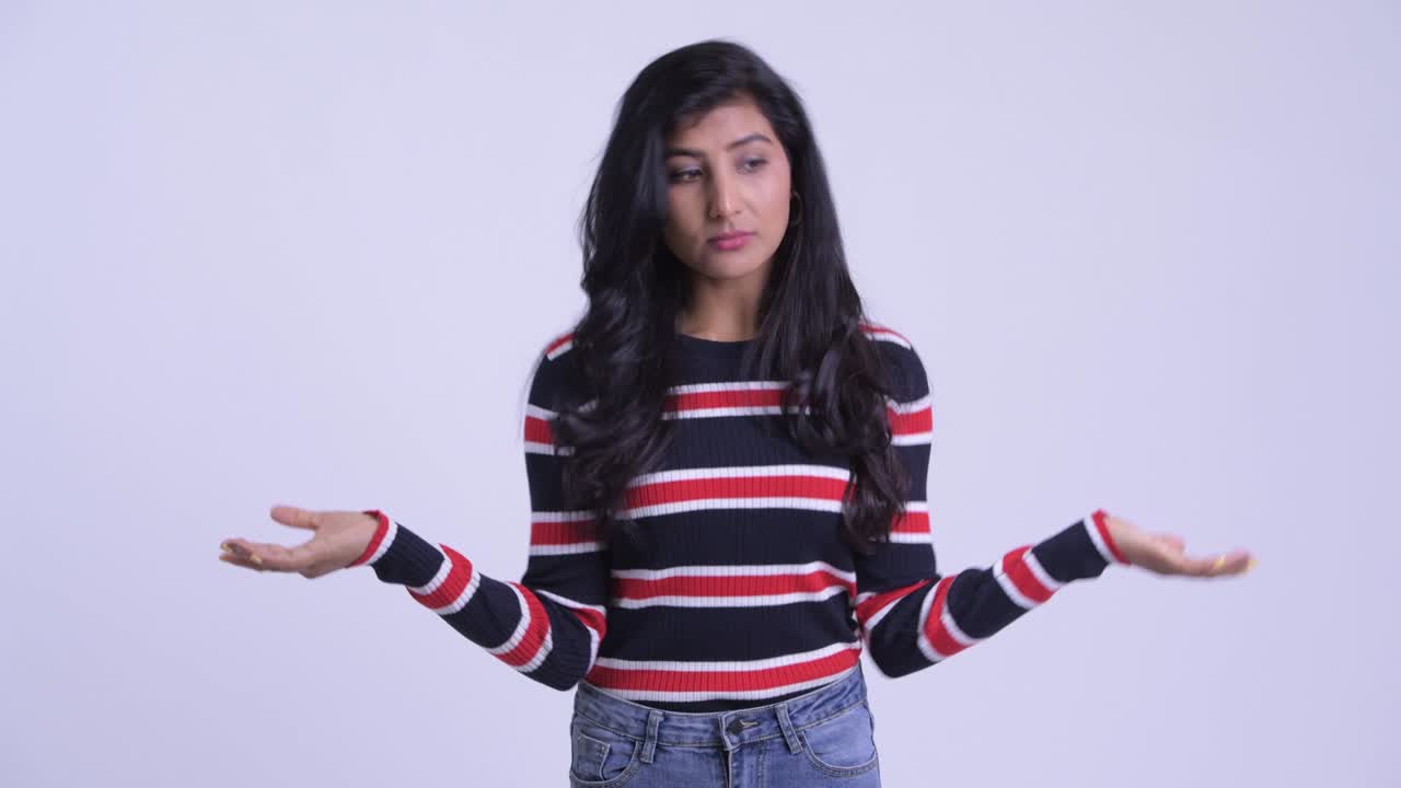 아름다운 젊은 인도 여성