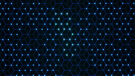 abstract hexagonal grid pattern