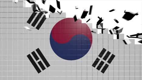 bandera de corea del sur apareciendo intro por regiones mapa animado de rusia 4k intro fondo con países que aparecen y se desvanecen uno por uno y movimiento de la cámara