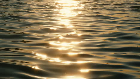 the sea's surface glittered with sparks.