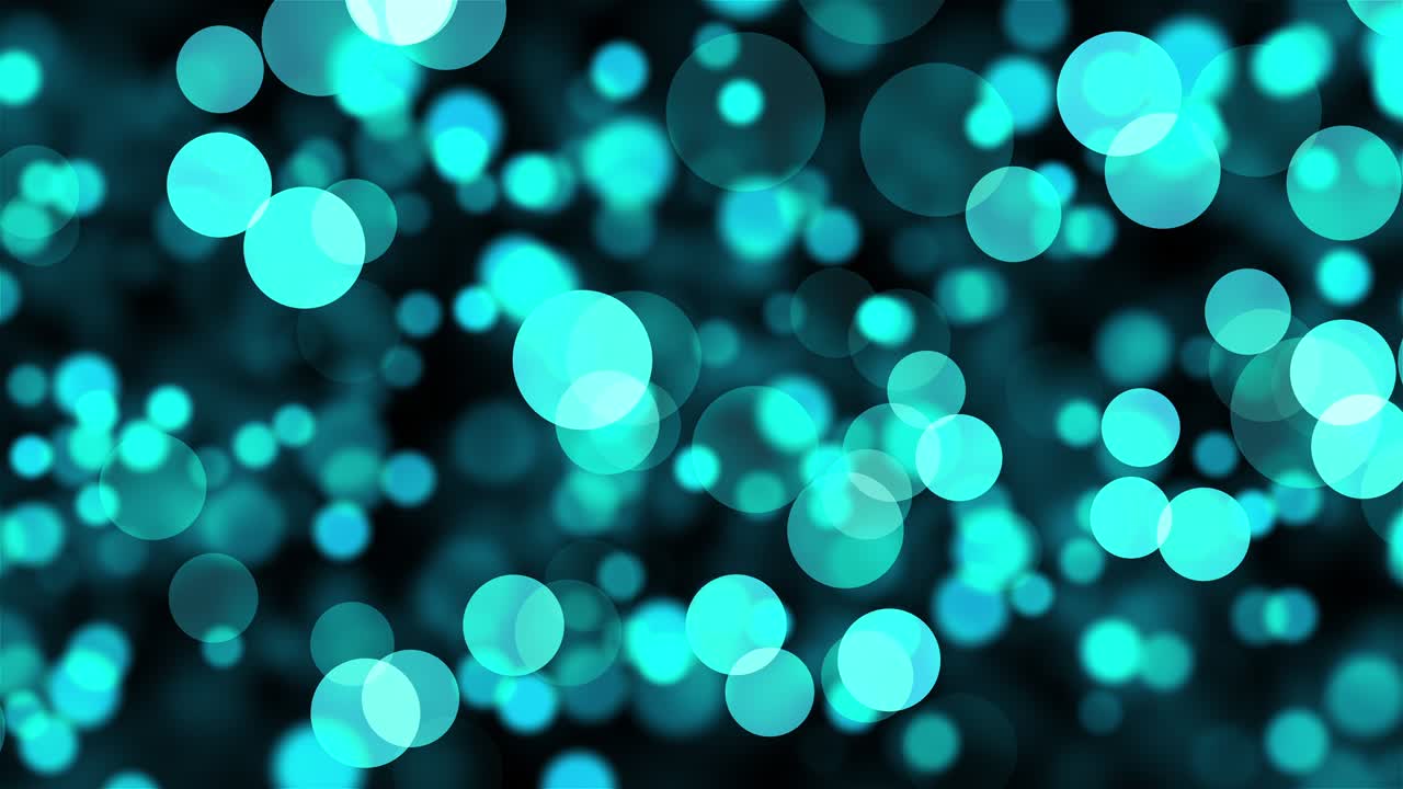fondo abstracto con muchos círculos transparentes azules. renderización 3d generada por computadora