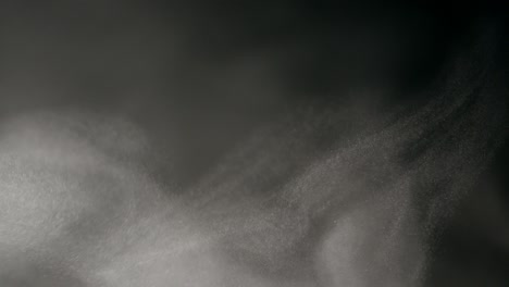 검은 바탕에 추상적인 색 물 증기