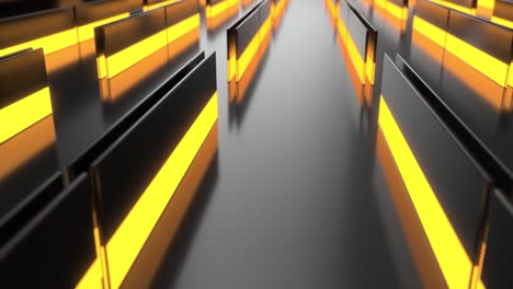 bucle de fondo tecnológico o industrial futurista animado
