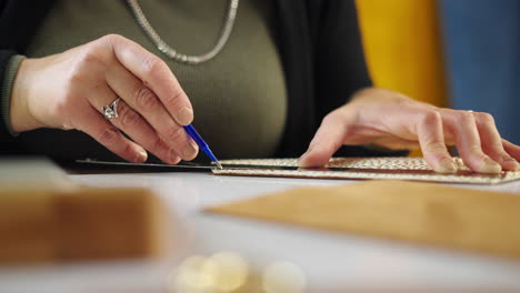 crafting with hands and tools