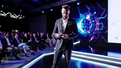 business conference presentation