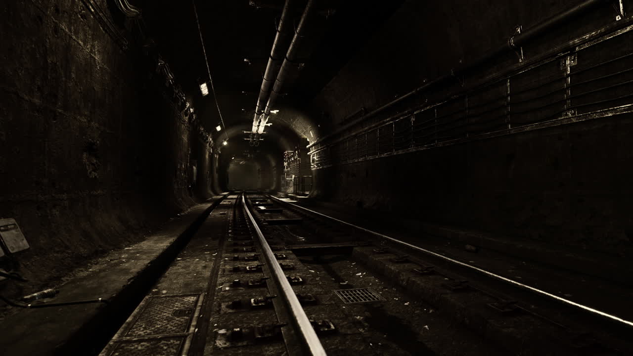 túnel profundo de metro en construcción